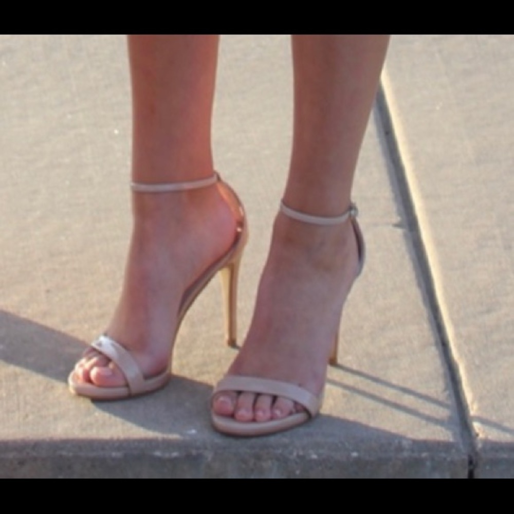 Steve Madden Nude Heels Size 8 - Picture 4 of 4